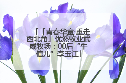 「青春华章·重走西北角」优然牧业武威牧场：00后“牛倌儿”李玉江