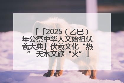 「2025（乙巳）年公祭中华人文始祖伏羲大典」伏羲文化“热” 天水文旅“火”