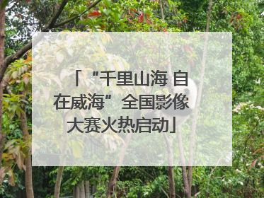 “千里山海 自在威海”全国影像大赛火热启动