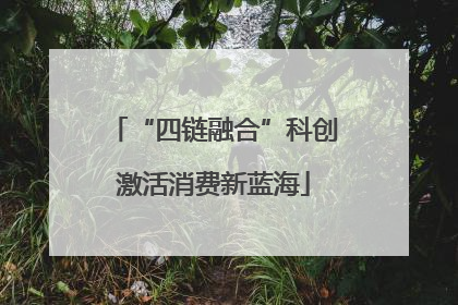 “四链融合”科创激活消费新蓝海
