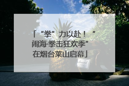 “拳”力以赴！“闹海·拳击狂欢季”在烟台莱山启幕