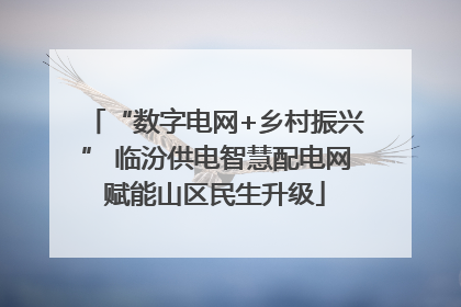 “数字电网+乡村振兴” 临汾供电智慧配电网赋能山区民生升级