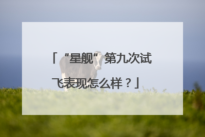 “星舰”第九次试飞表现怎么样？