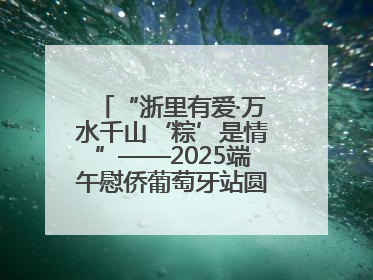 “浙里有爱·万水千山‘粽’是情”——2025端午慰侨葡萄牙站圆满举行