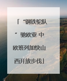 “钢铁驼队”驰欧亚 中欧班列加快山西开放步伐
