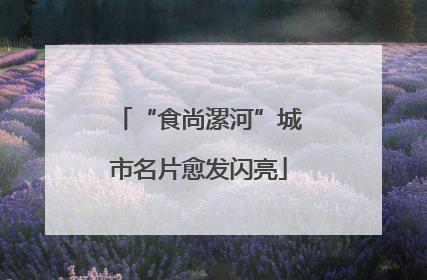 “食尚漯河”城市名片愈发闪亮