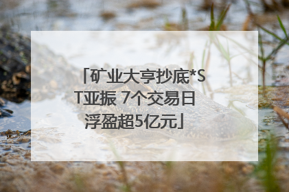 矿业大亨抄底*ST亚振 7个交易日浮盈超5亿元