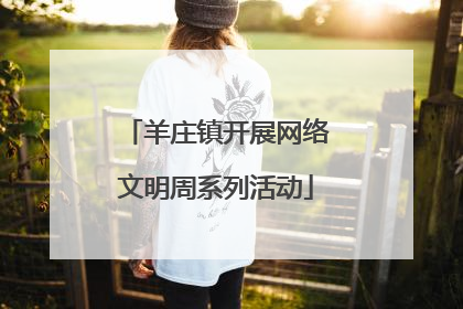 羊庄镇开展网络文明周系列活动