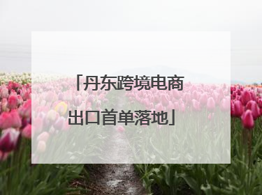 丹东跨境电商出口首单落地