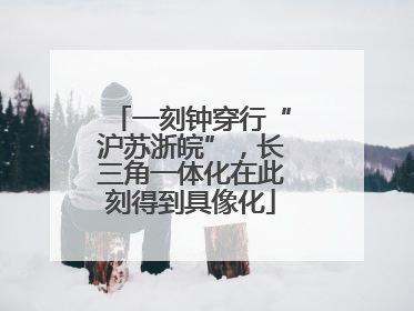 一刻钟穿行“沪苏浙皖”，长三角一体化在此刻得到具像化