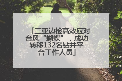三亚边检高效应对台风“蝴蝶”，成功转移132名钻井平台工作人员