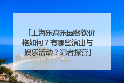 上海乐高乐园餐饮价格如何？有哪些演出与娱乐活动？记者探营