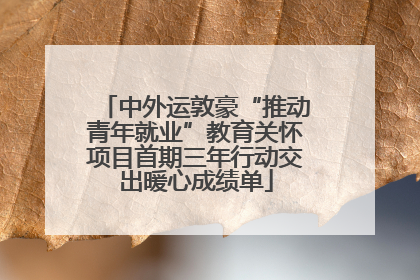 中外运敦豪“推动青年就业”教育关怀项目首期三年行动交出暖心成绩单