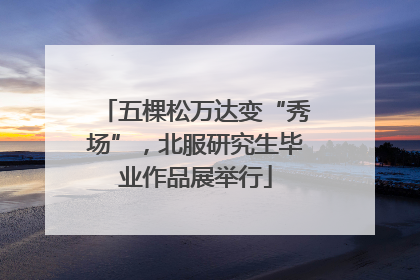 五棵松万达变“秀场”，北服研究生毕业作品展举行