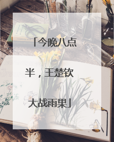 今晚八点半，王楚钦大战雨果