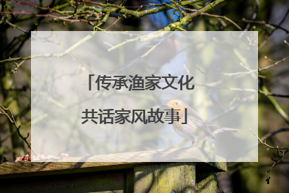 传承渔家文化 共话家风故事