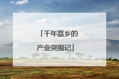 千年荔乡的产业突围记