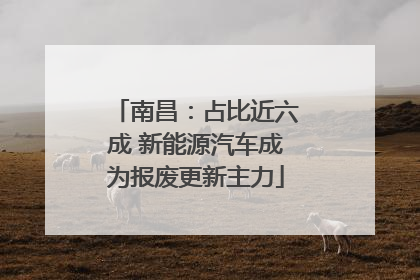 南昌：占比近六成 新能源汽车成为报废更新主力