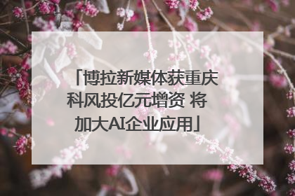 博拉新媒体获重庆科风投亿元增资 将加大AI企业应用