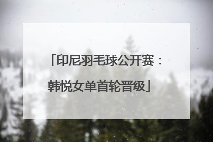 印尼羽毛球公开赛：韩悦女单首轮晋级