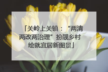 关岭上关镇：“两清两改两治理”扮靓乡村 绘就宜居新图景