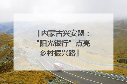 内蒙古兴安盟：“阳光银行”点亮乡村振兴路