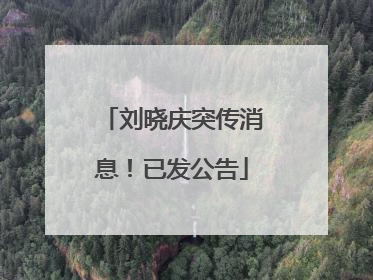 刘晓庆突传消息！已发公告