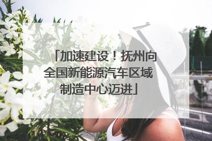 加速建设！抚州向全国新能源汽车区域制造中心迈进