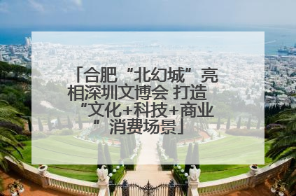 合肥“北幻城”亮相深圳文博会 打造“文化+科技+商业”消费场景