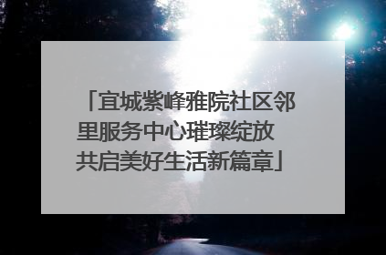 宜城紫峰雅院社区邻里服务中心璀璨绽放 共启美好生活新篇章
