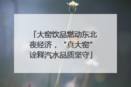大窑饮品燃动东北夜经济，“真大窑”诠释汽水品质坚守
