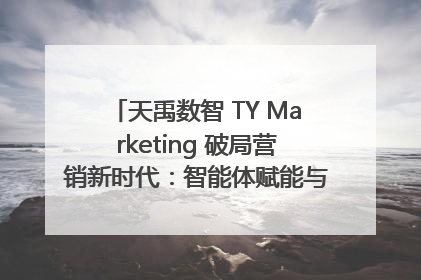 天禹数智 TY Marketing 破局营销新时代：智能体赋能与人才培育双轮驱动