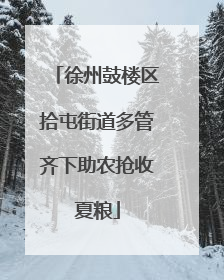徐州鼓楼区拾屯街道多管齐下助农抢收夏粮