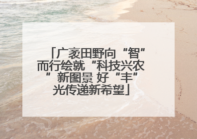 广袤田野向“智”而行绘就“科技兴农”新图景 好“丰”光传递新希望