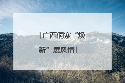 广西侗寨“焕新”展风情