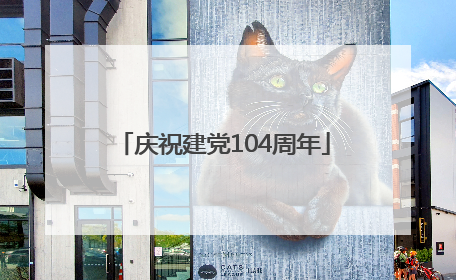 庆祝建党104周年