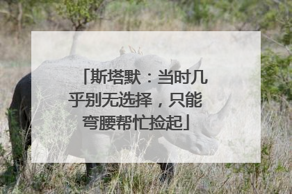 斯塔默：当时几乎别无选择，只能弯腰帮忙捡起