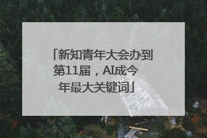 新知青年大会办到第11届，AI成今年最大关键词