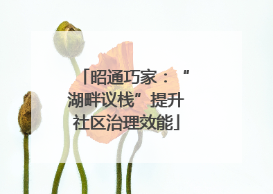 昭通巧家：“湖畔议栈”提升社区治理效能