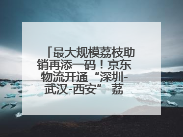 最大规模荔枝助销再添一码！京东物流开通“深圳-武汉-西安” 荔枝全货机航线