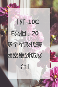 歼-10CE亮相，20多个军政代表团密集到访展台