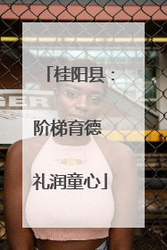 桂阳县：阶梯育德 礼润童心