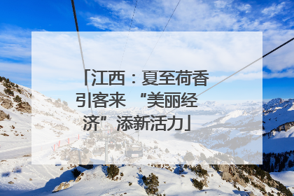 江西：夏至荷香引客来 “美丽经济”添新活力