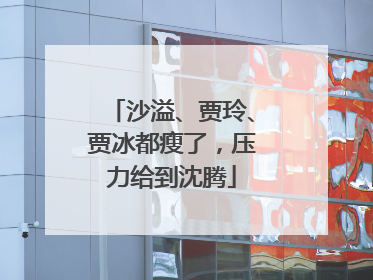沙溢、贾玲、贾冰都瘦了，压力给到沈腾