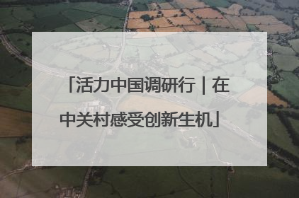 活力中国调研行｜在中关村感受创新生机
