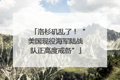 洛杉矶乱了！“美国现役海军陆战队正高度戒备”
