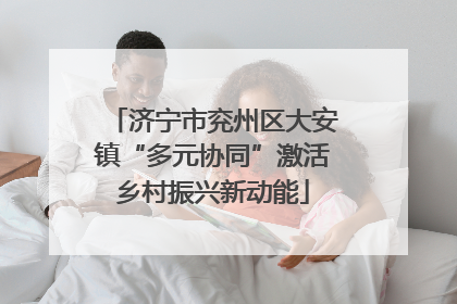 济宁市兖州区大安镇“多元协同”激活乡村振兴新动能