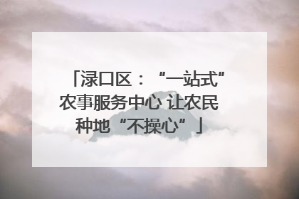 渌口区：“一站式”农事服务中心 让农民种地“不操心”