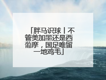 胖马识球丨不管美加墨还是西葡摩，国足唯留一地鸡毛