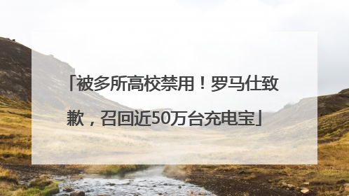 被多所高校禁用！罗马仕致歉，召回近50万台充电宝